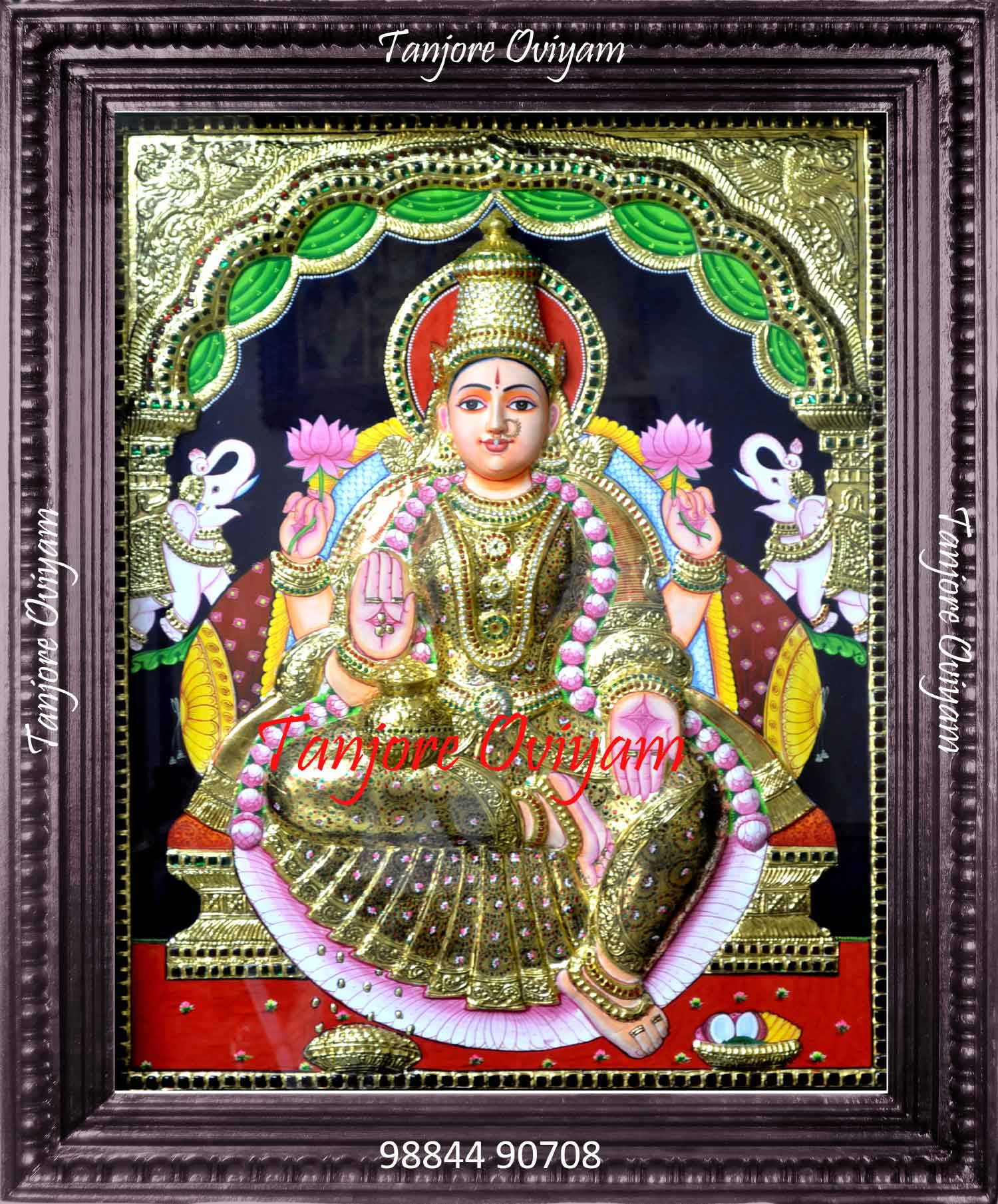 Embossing Gajalakshmi